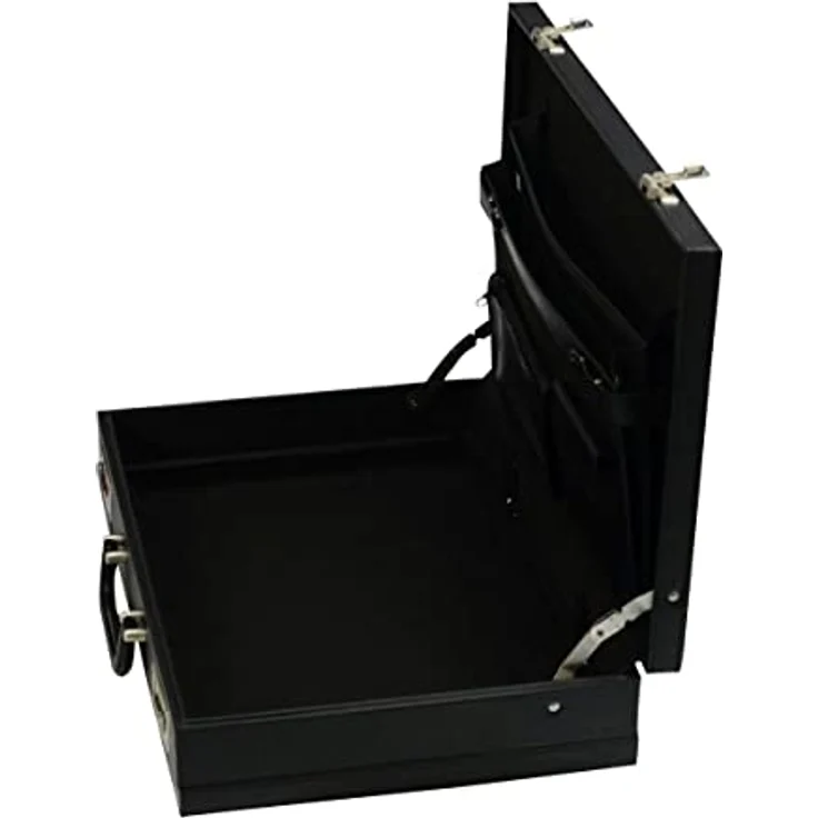 Alassio 92300 - Attachékoffer PONTE, aus Lederimitat, ca. 44,5 x 33 x 10 cm, schwarz – Bild 4