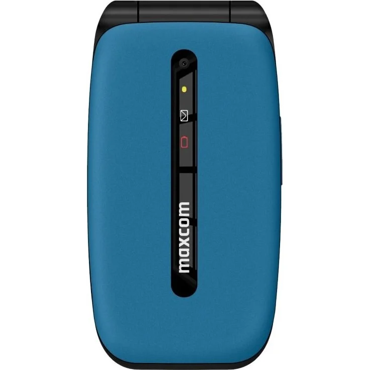 MAXCOM Comfort MM828 4G Blau Klapphandy mit großem Display, SOS-Taste und 4G-Konnektivität