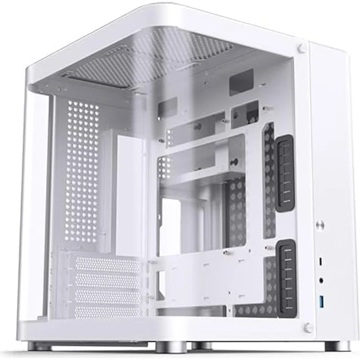 Jonsbo TK-1 .20, Micro-ATX, Gehärtetes Glas - Weiß – Bild 1