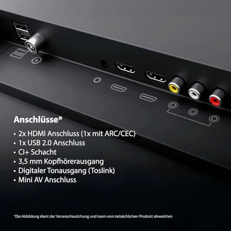 DYON Enter 24 Pro-X-V, 24 Zoll (60 cm) LED TV mit 12V-Anschluss, HD Triple Tuner (DVB-S2/T2/C), CI+, USB-Mediaplayer, Hotelmodus – Bild 5