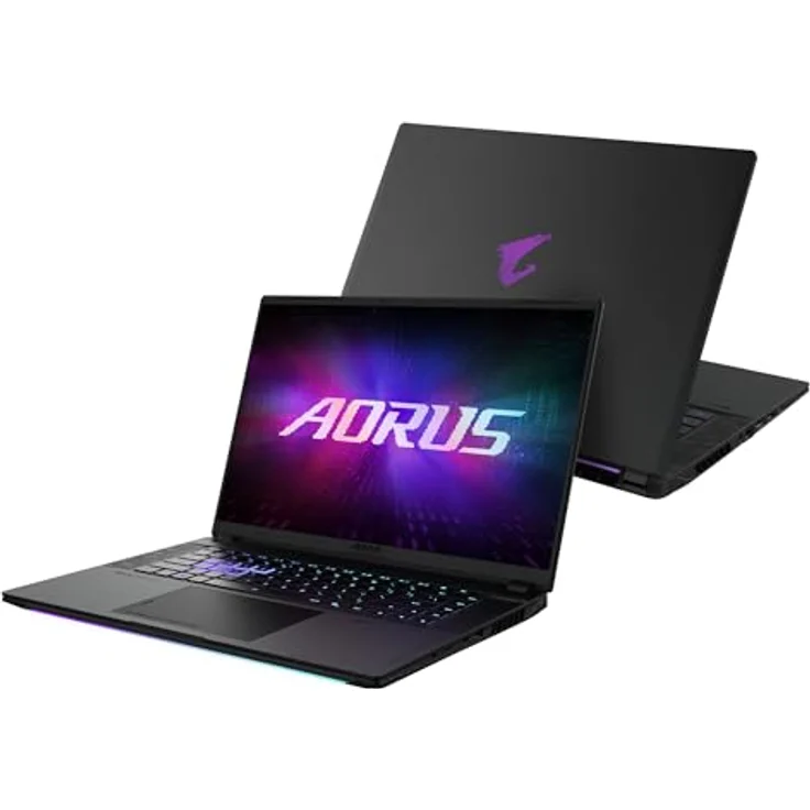 GIGABYTE AORUS MASTER 16 6YJM5DEE65SP, 16" QHD OLED 240 Hz, AMD Ryzen 9 9955X3D, 32GB RAM, 2TB SSD, NVIDIA GeForce RTX 5080, schwarz, Windows 11 Pro – Bild 2