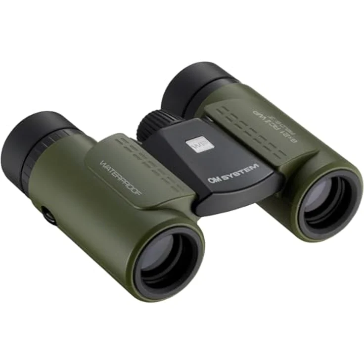 OM System Slim 8x21 RC II WP, Kompaktes Fernglas in Olivgrün mit 8-facher Vergrößerung und wasserfestem Design – Bild 2