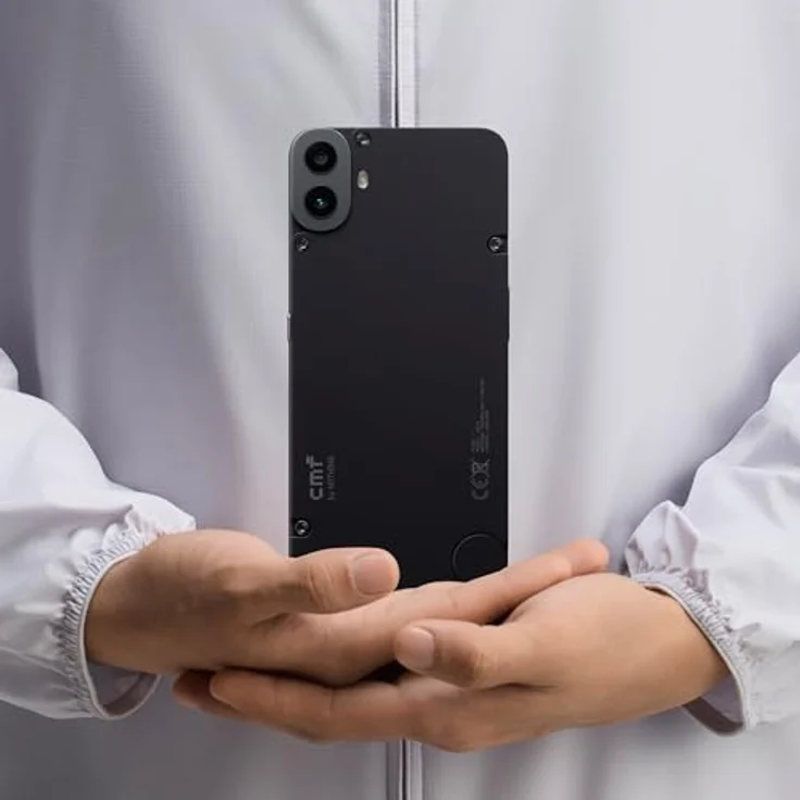 CMF BY NOTHING CMF Phone 1 8+128GB - Smartphone ohne Vertrag mit 50 MP Sony-Kamera, Ultra XDR und Nothing OS 2.6 - Schwarz – Bild 4