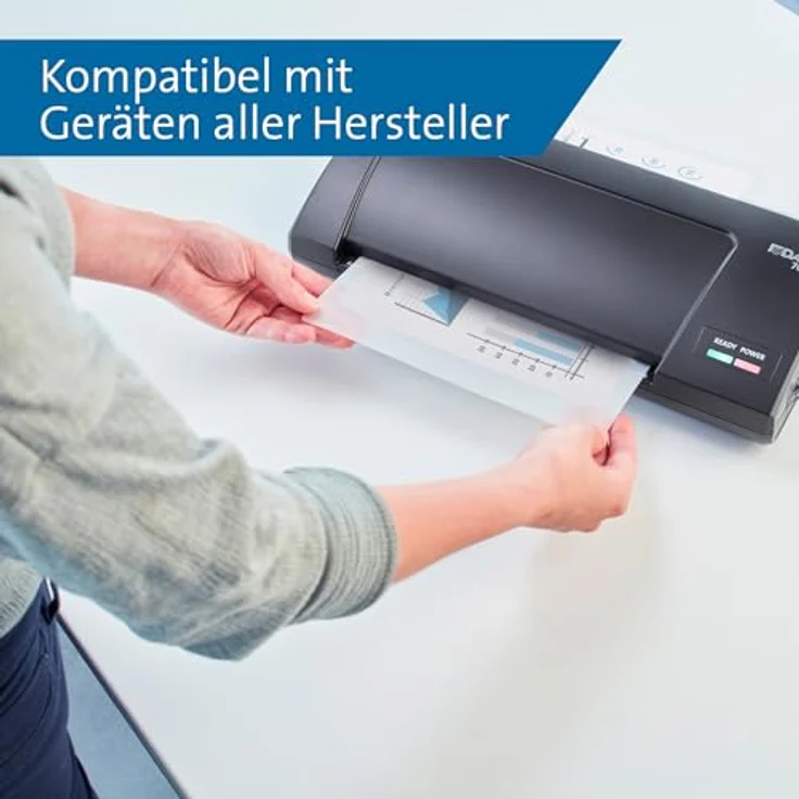 Dahle Bürotechnik Laminiertasche DIN A4 Dahle 71141, 80 Micron, 216 x 303 mm, 100 Stück – Bild 7