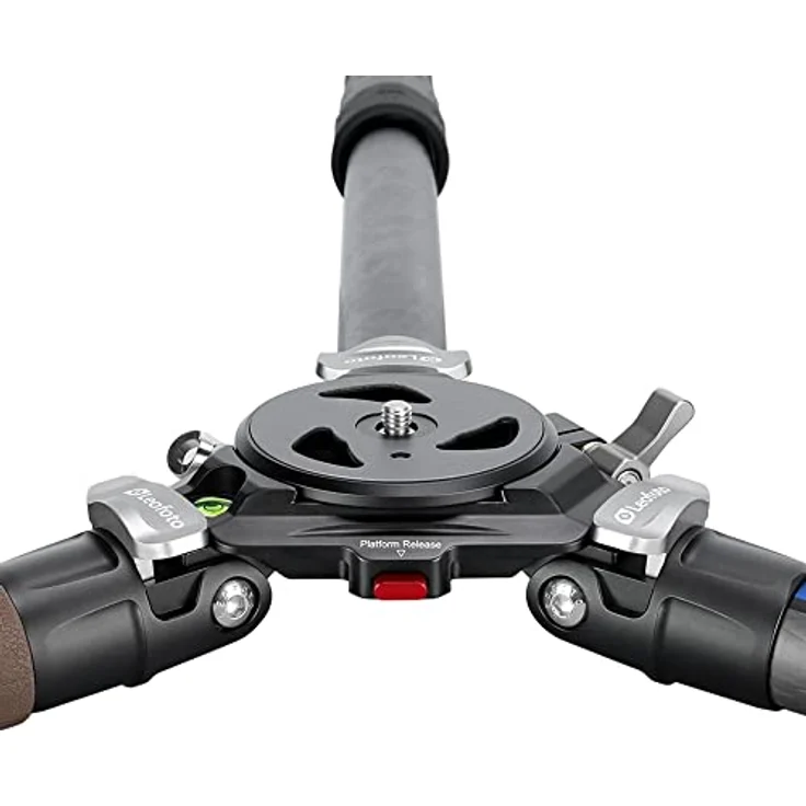 LEOFOTO Carbon-Dreibeinstativ LN-364C Mountain, hochbelastbares Stativ mit modularer Bedienplattform und ergonomischem Design, bis zu 100 kg Tragkraft – Bild 5