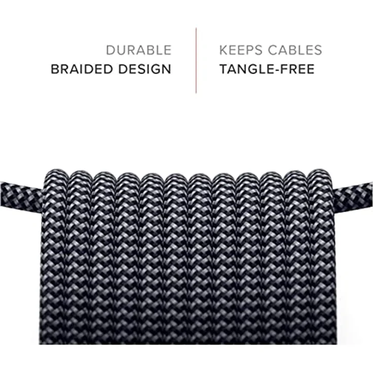 SATECHI USB-C auf USB-C 100W Ladekabel für USB Typ-C Geräte – 6,5 Fuß (2 Meter) – Für M2/M1 MacBook Pro/Air, M2/M1 iPad Pro/Air, M2 Mac Mini, iMac M1 – Bild 4