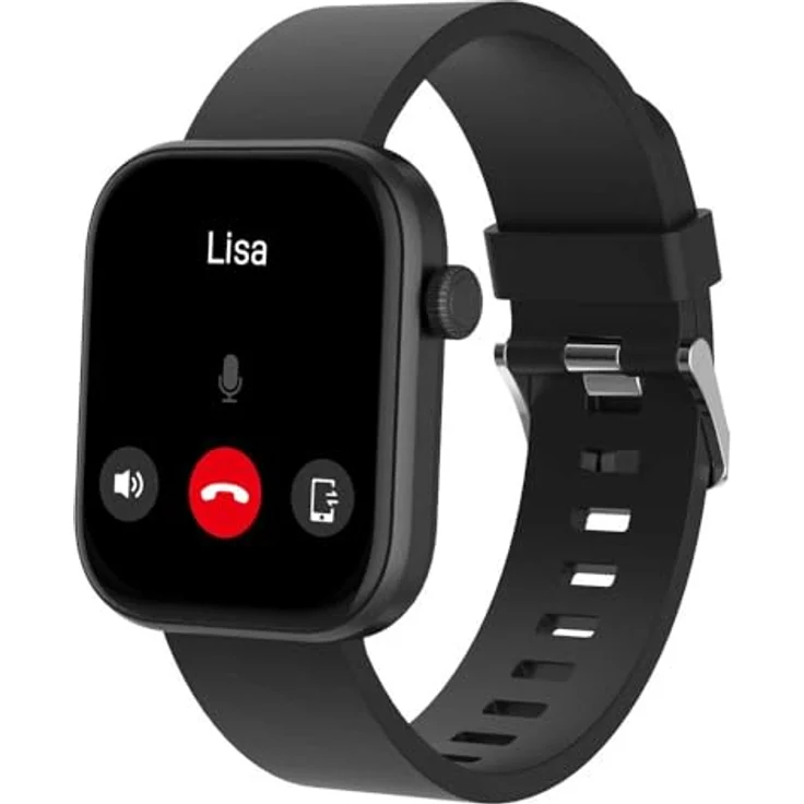 Denver SWC-185 Smartwatch (4,7 cm/1,85 Zoll) AMOLED-Touch-Display, IP67, Bluetooth-Sprachanrufe – Bild 4