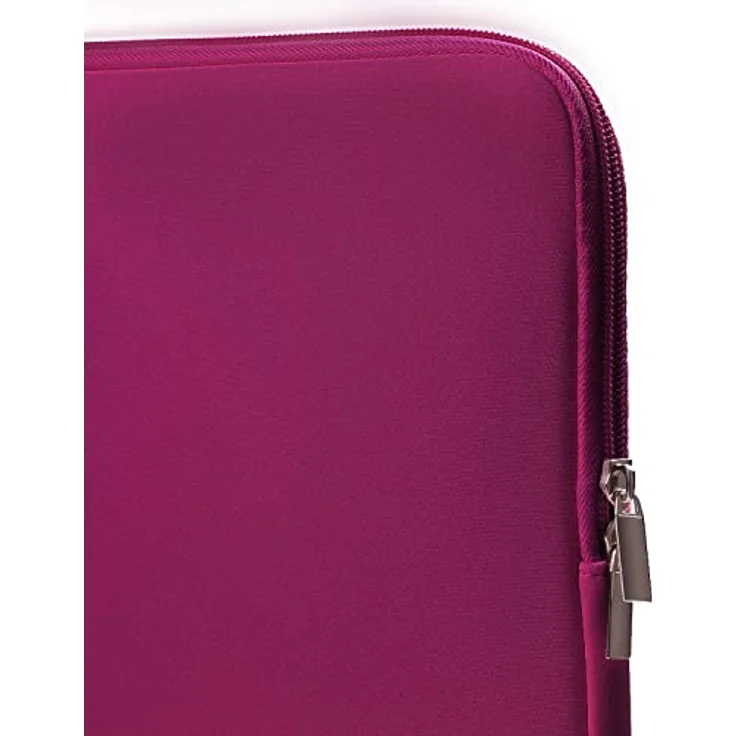 König Design Laptoptasche 13 Zoll, stoßfeste Notebook Hülle aus Polyester, Weinrot – Bild 4