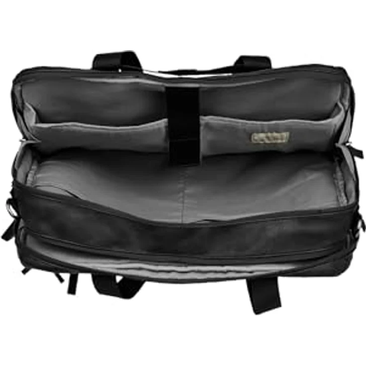 camel active Traces Aktentasche aus 100% Leder mit Laptopfach, 39 cm, schwarz – Bild 3