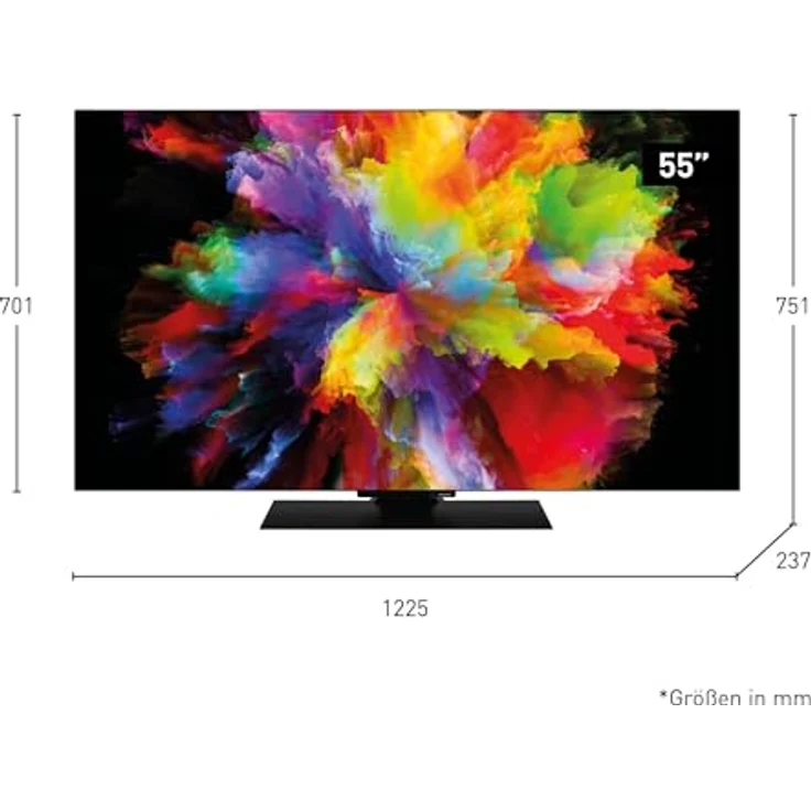Panasonic TV-55Z80AEZ, Z80 Serie 55 Zoll 4K Ultra HD OLED Smart TV, 2024, Fire TV, Dolby Vision & Atmos, Game Mode Extreme, Alexa Sprachsteuerung, Airplay, Schwarz – Bild 4