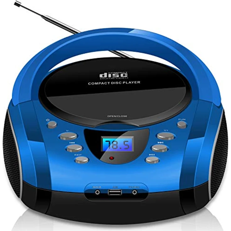 Cyberlux CL-710 CD-Player Blau – Bild 2