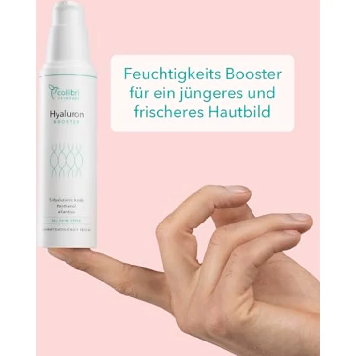 colibri skincare Hyaluron Booster 50ml - hochdosiertes Anti Aging Serum für Gesicht - Feuchtigkeitsserum, Made in Germany – Bild 5