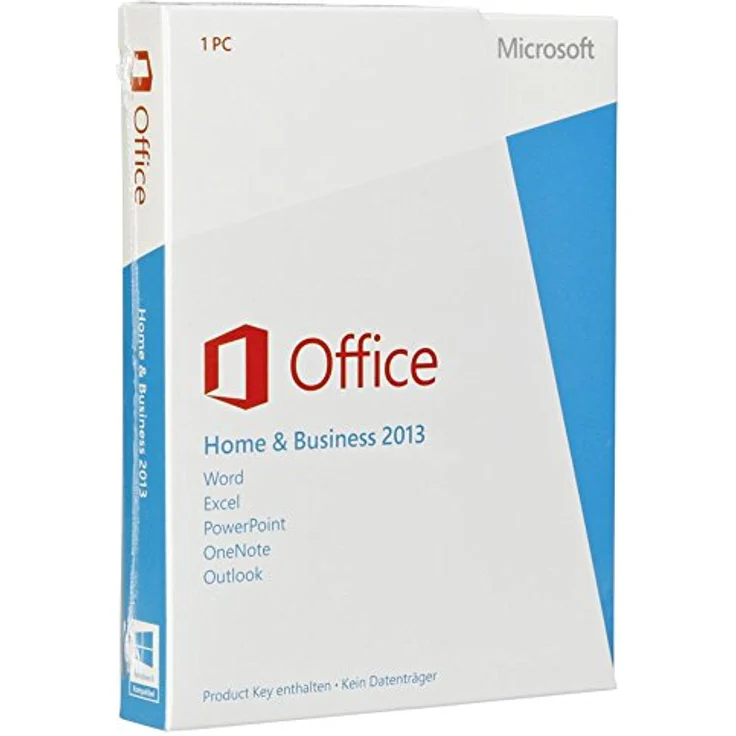 Microsoft Office 2013 Home and Business, Büroanwendungssoftware für Windows mit Word, Excel, PowerPoint, OneNote und Outlook – Bild 2