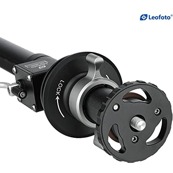 LEOFOTO Mittelsäule mit Kurbel GC-404C für Mountain & Summit, Aluminium gebürstet, 480 mm Höhe – Bild 3