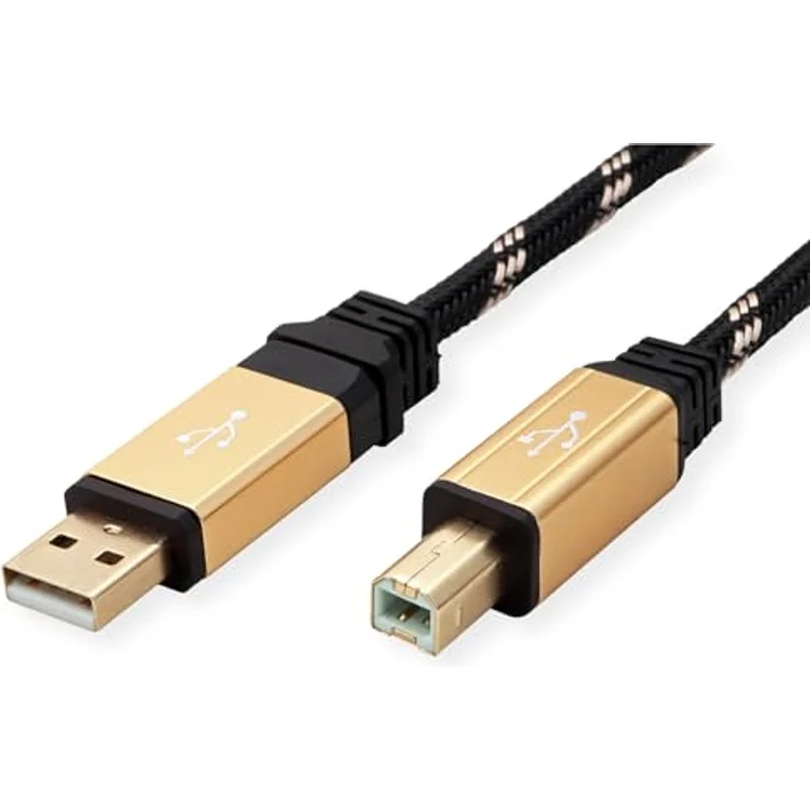 ROLINE Gold USB 2.0 Kabel, Typ A-B 4,5m (11.02.8805) – Bild 3