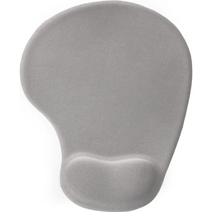 Omega Mauspad OMPG90GR, Ergonomische Gel-Handgelenkauflage mit rutschhemmender Unterseite, Graphit