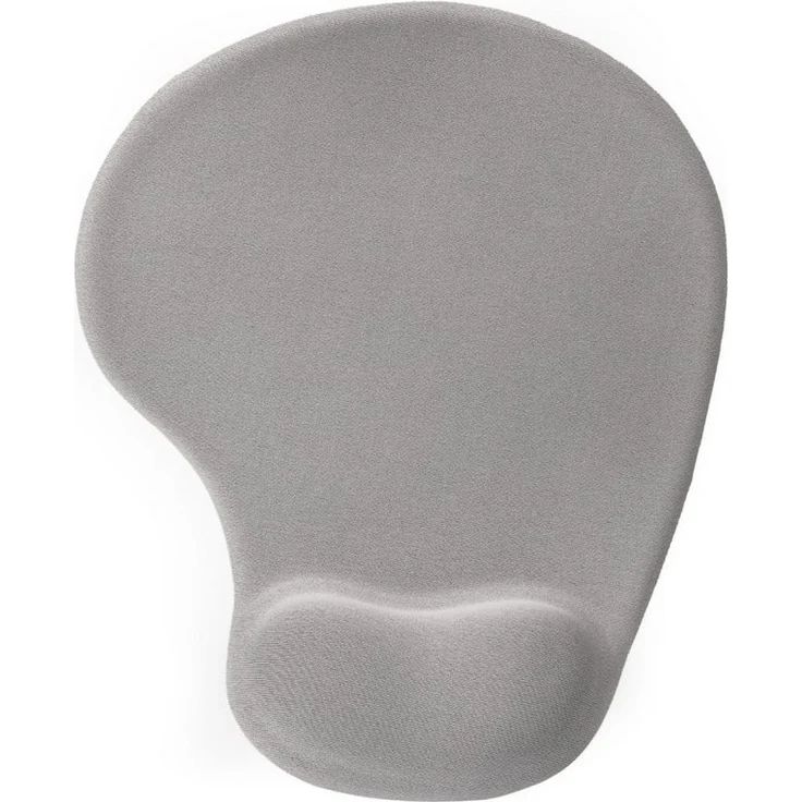 Omega Mauspad OMPG90GR, Ergonomische Gel-Handgelenkauflage mit rutschhemmender Unterseite, Graphit