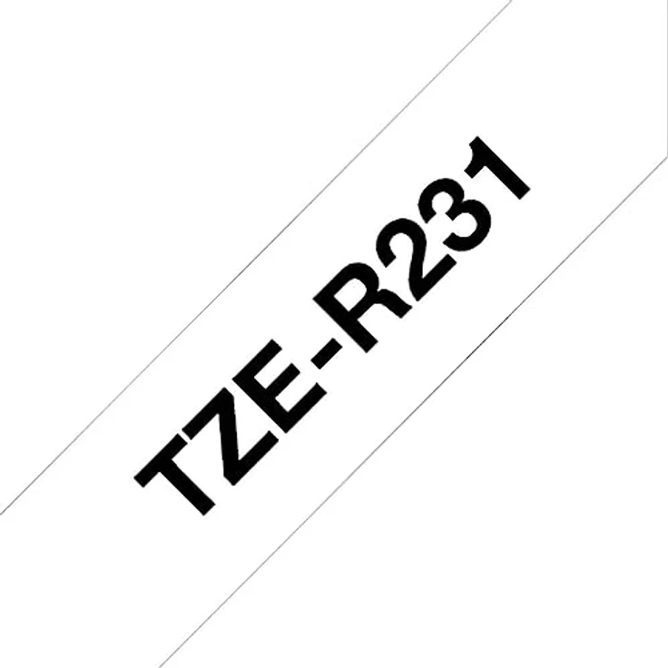 Brother TZE-R 231 Druckerzubehör schwarz white original - Preisvergleich – Bild 3