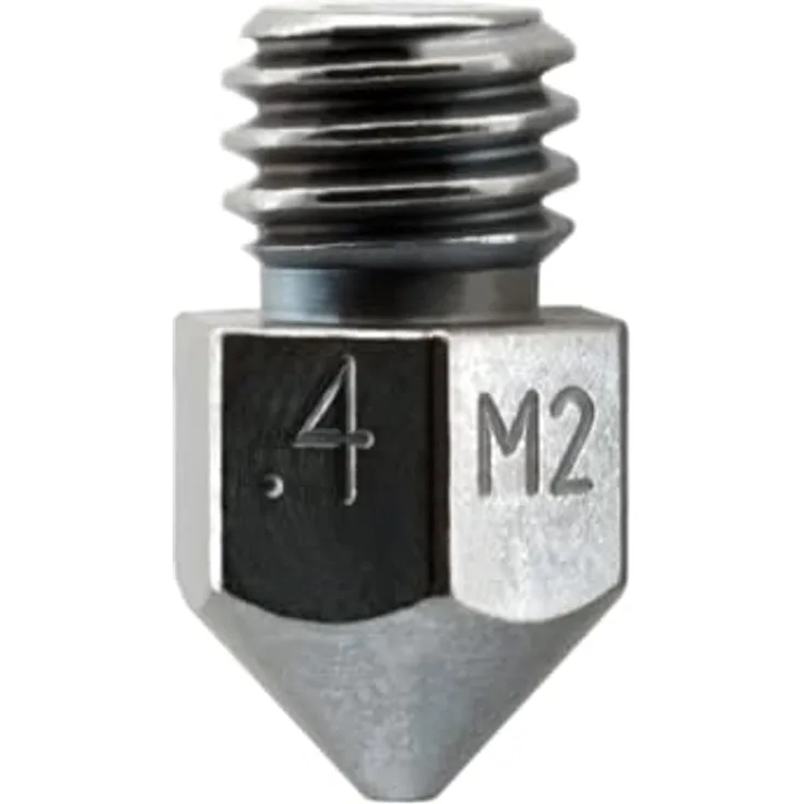 Micro-Swiss MK8 Hotend .4mm M2500-04, Hochtemperatur-Düse aus M2-Schnellarbeitsstahl mit WS2-Beschichtung