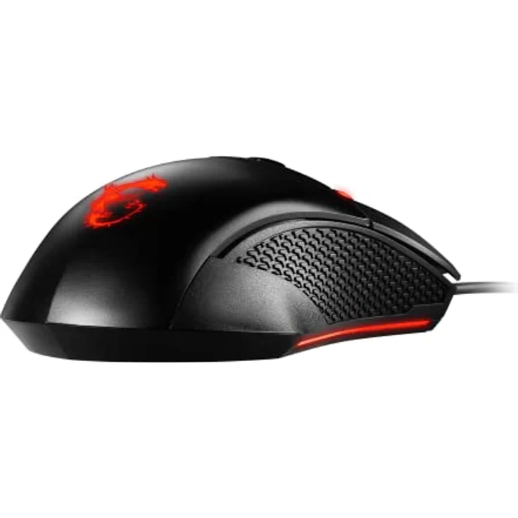 MSI CLUTCH GM08 Optical Gaming Mouse ''4200 DPI Optical Sensor, 6 Programmable button (Kabelgebunden), Maus, Schwarz – Bild 4