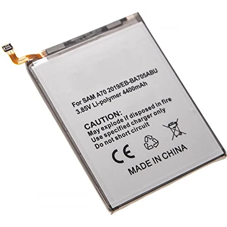 AccuCell Akku kompatibel mit Samsung Galaxy A70, Li-Polymer, 4400mAh, 3,85V, 16,9Wh, Built-in, ohne Werkzeug