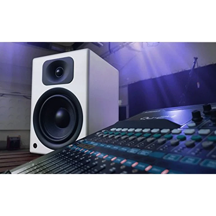 wavemaster TWO PRO white Regallautsprecher-System (110 Watt) mit Bluetooth-Streaming, digitalen Anschlüssen und IR-Fernbedienung Aktiv-Boxen Nutzung für TV-Tablet-Smartphone, mattweiß (66351) Regallautsprecher - 110 Watt - weiß – Bild 5
