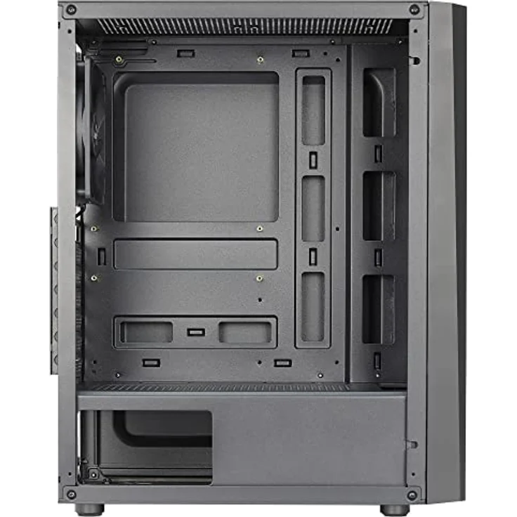 Aerocool Delta A-BK-v1 Tower-Gehäuse, schwarz, Seitenteil aus Acryl – Bild 4