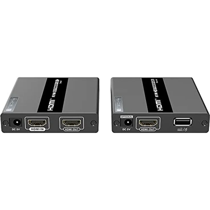 EFB Elektronik HDMI-KVM Extender over CAT5, KVM Switch für 1080p bei 60Hz, bis 60 Meter Reichweite, Schwarz-Silber – Bild 9