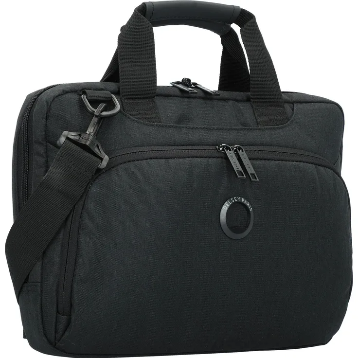 Delsey Esplanade Aktentasche 34 cm Laptopfach (14.96"), Notebooktasche, Schwarz
