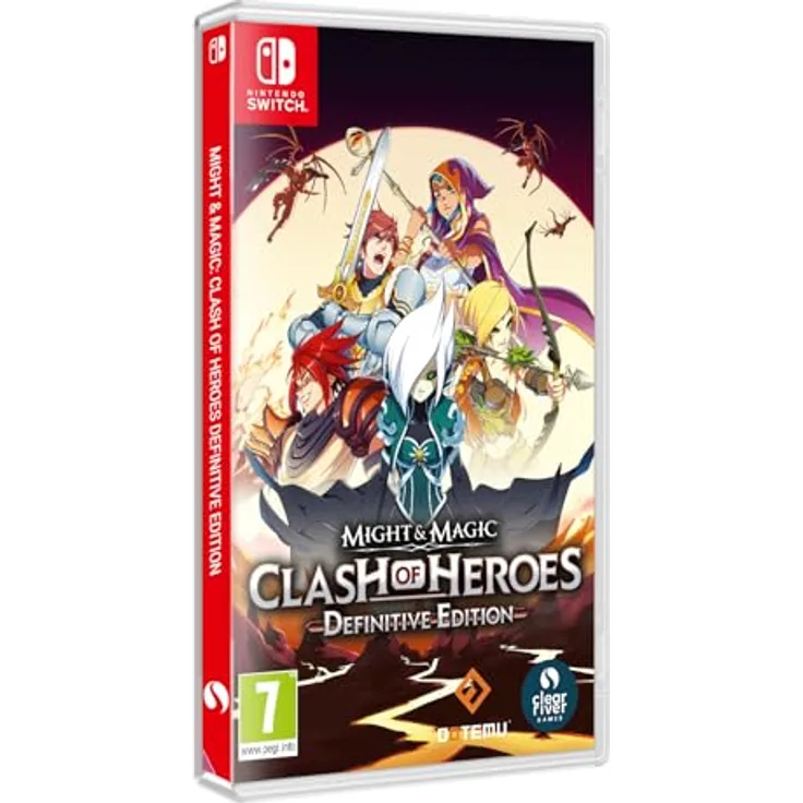 Clear River Games Might & Magic Clash of Heroes Definitive Edition NS, Nintendo Switch Game mit einzigartigem Genre-Mix und I Am the Boss DLC