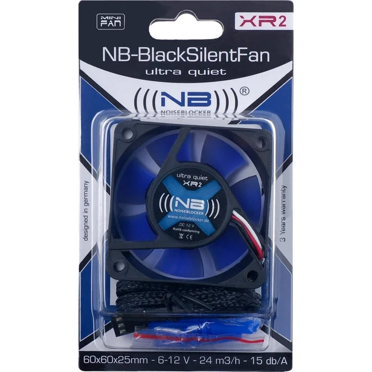 Noiseblocker BlackSilentFan XR-2 - Gehäuselüfter - 60 mm - Preisvergleich – Bild 2