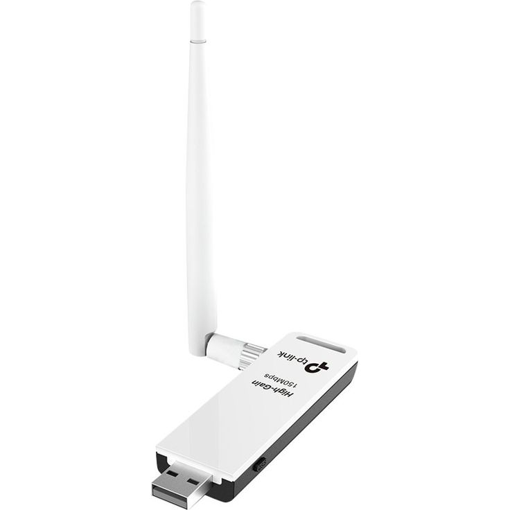 TP-Link TL-WN722N High Gain WLAN USB Adapter (WPS, kompatibel mit Raspberry Pi, Windows 10-8.x-7-XP, Mac OS 10.9~10.13) weiß-schwarz – Bild 4