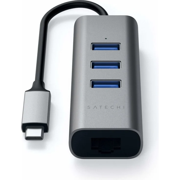 Satechi Type-C 2-in-1 3 Port USB 3.0 Hub & Ethernet Space Gray – Bild 6