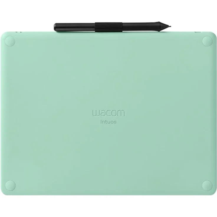 Wacom Intuos M Stift--Mobiles Zeichentablett (zum Malen & Fotobearbeitung mit druckempfindlichem Stift & Bluetooth & 3 Softwaredownloads) pistazie - Ideal für Home-Office & E-Learning – Bild 3