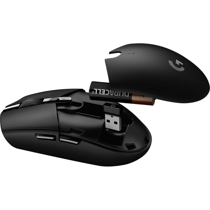 Logitech G305 Lightspeed Wireless Gaming Maus, Hero 12000 DPI Sensor, 6 Programmierbare Tasten, 250 Stunden Akkulaufzeit, Benutzerdefinierte Spielprofile, Leichtgewicht, PC-Mac - Schwarz – Bild 11