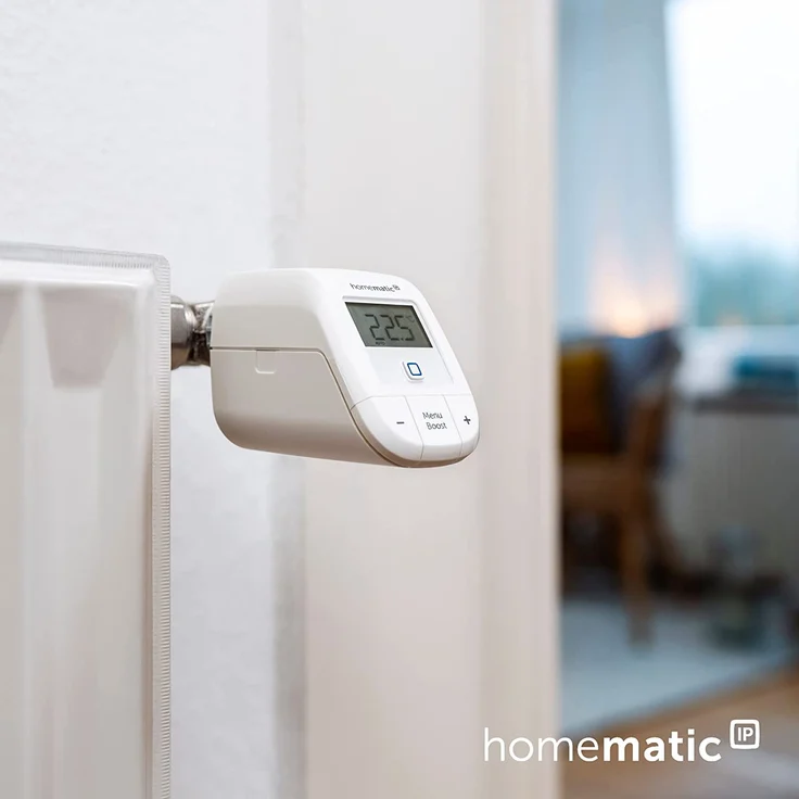 Homematic IP HmIP-SK9 Starter Set Heizen – easy connect, , Digitale Steuerung für Heizung per App, Amazon Alexa, Google Assistant, einfache Installation, Energie sparen, Thermostat und Fenstersensor (153413A0) – Bild 8