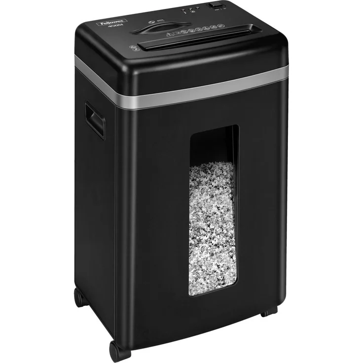 Fellowes 4074101 Microshred 450M (9 Blatt Mikro-Partikelschnitt (P-5)), 1 - 3 Nutzer, Papierkorb mit 22 Liter, schwarz - Preisvergleich – Bild 2