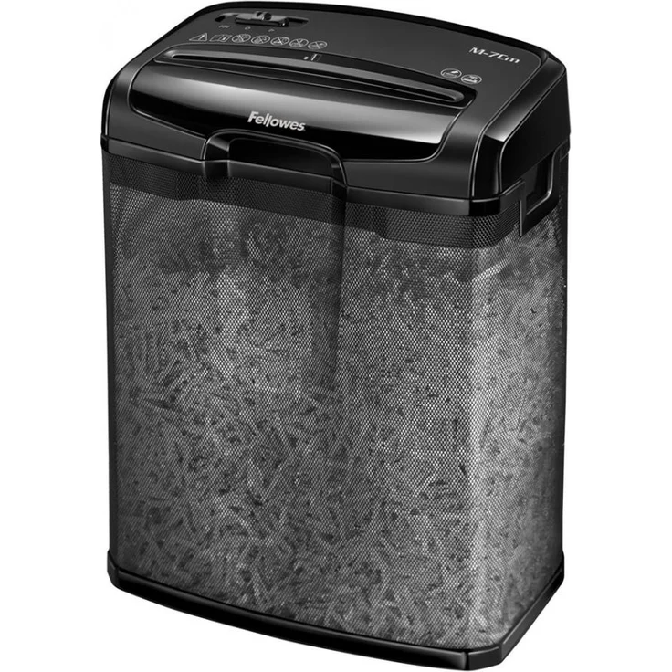 Fellowes Aktenvernichter Powershred M-7Cm, 7 Blatt, 4x35mm Partikelschnitt (P-4), für 1 Nutzer Zuhause - Preisvergleich – Bild 2