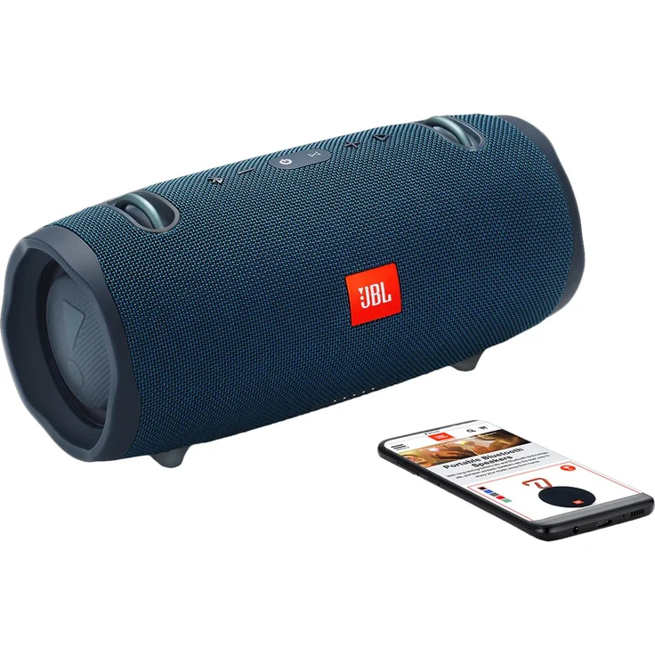 JBL Xtreme 2 Bluetooth-Lautsprecher mit Mikrofon, wasserdicht, blau – Bild 8