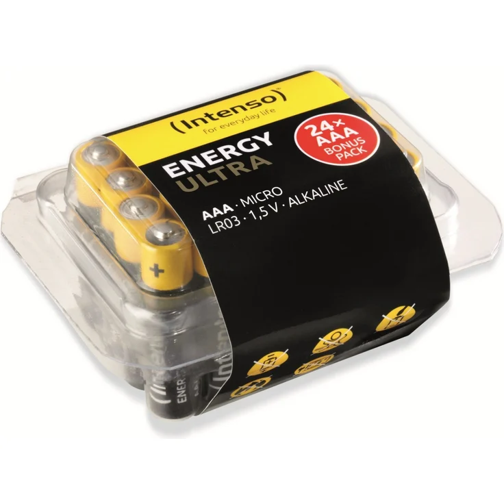 Intenso Energy Ultra AAA Micro LR03 Alkaline Batterien 24er Box – Bild 1