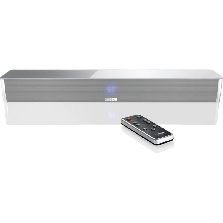 Canton DM 5 2.1 Soundbar mit Subwoofer, kabellos/kabelgebunden, geeignet für TV, silber – Bild 7