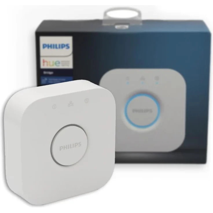 Philips Hue Bridge zentrales, intelligentes Steuerelement des Hue Systems, weiß – Bild 19