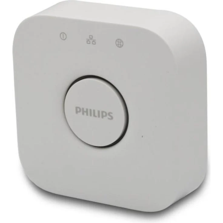 Philips Hue Bridge zentrales, intelligentes Steuerelement des Hue Systems, weiß – Bild 4