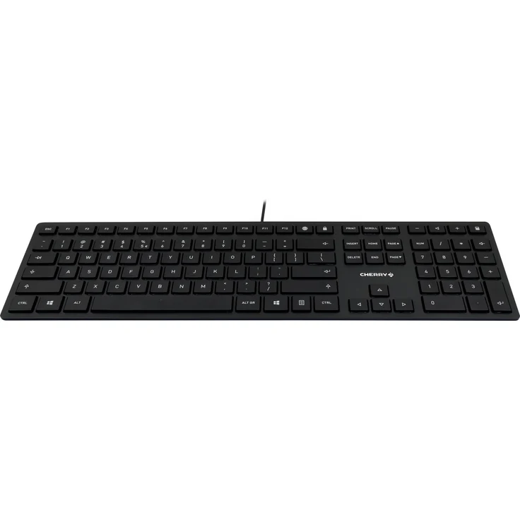 CHERRY KC 6000 SLIM - Tastatur - USB - US mit Euro-Symbol QWERTY - CHERRY SX - Schwarz (JK-1600EU-2) – Bild 4