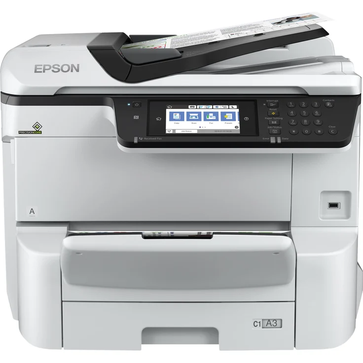 Epson WorkForce Pro WF-C8610DWF - Thermal Inkjet, Druckgeschwindigkeit (S/min): 24 S/W, 24 Farbe, Auflösung: 4800 x 1200 (USB, LAN, WLAN, AirPrint, Mobile Print, NFC, Cloud Print) C11CG69401 – Bild 3