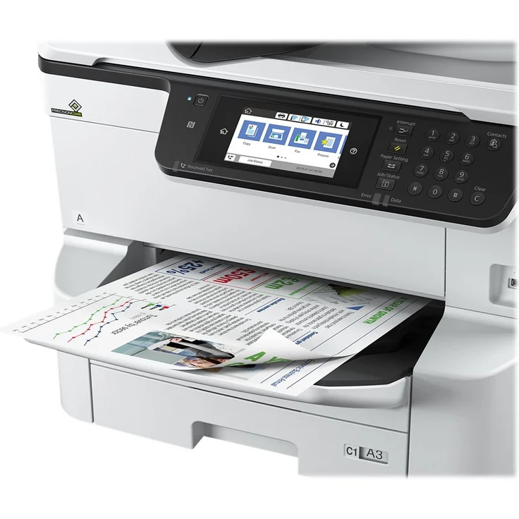 Epson WorkForce Pro WF-C8610DWF - Thermal Inkjet, Druckgeschwindigkeit (S/min): 24 S/W, 24 Farbe, Auflösung: 4800 x 1200 (USB, LAN, WLAN, AirPrint, Mobile Print, NFC, Cloud Print) C11CG69401 – Bild 7