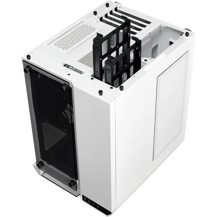 Corsair Crystal 280X PC-Gehäuse (Micro ATX mit gehärtetem Glas), Keine LED, Weiß – Bild 15