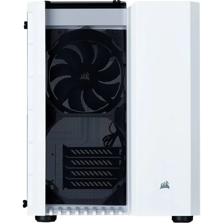 Corsair Crystal 280X PC-Gehäuse (Micro ATX mit gehärtetem Glas), Keine LED, Weiß – Bild 13