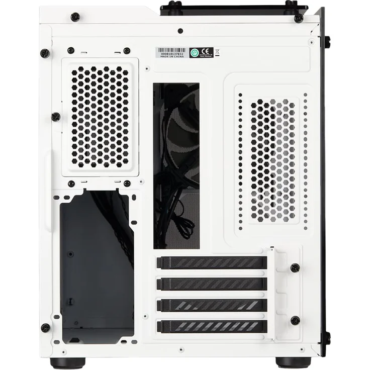 Corsair Crystal 280X PC-Gehäuse (Micro ATX mit gehärtetem Glas), Keine LED, Weiß – Bild 12