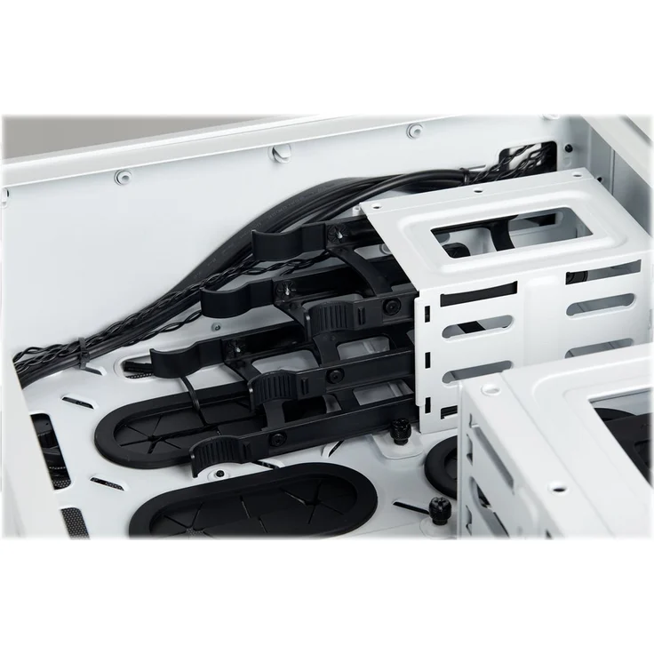 Corsair Crystal 280X PC-Gehäuse (Micro ATX mit gehärtetem Glas), Keine LED, Weiß – Bild 9